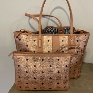 MCM Liz Reversible Medium Tote